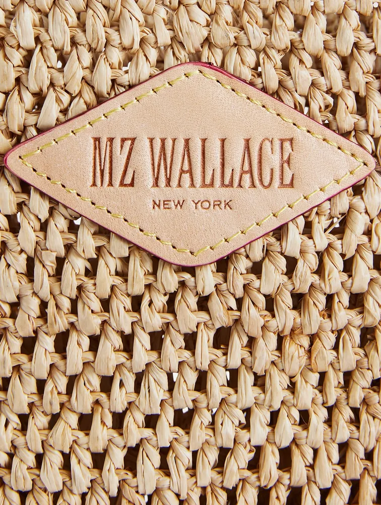 MZ Wallace Large Raffia Tote - Denim