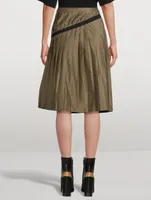 Pleated Midi Skirt