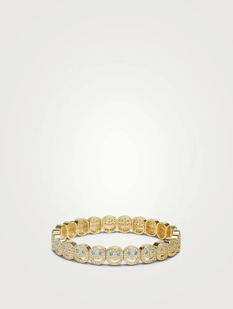 The Happy Face Bracelet™ - The Pavé