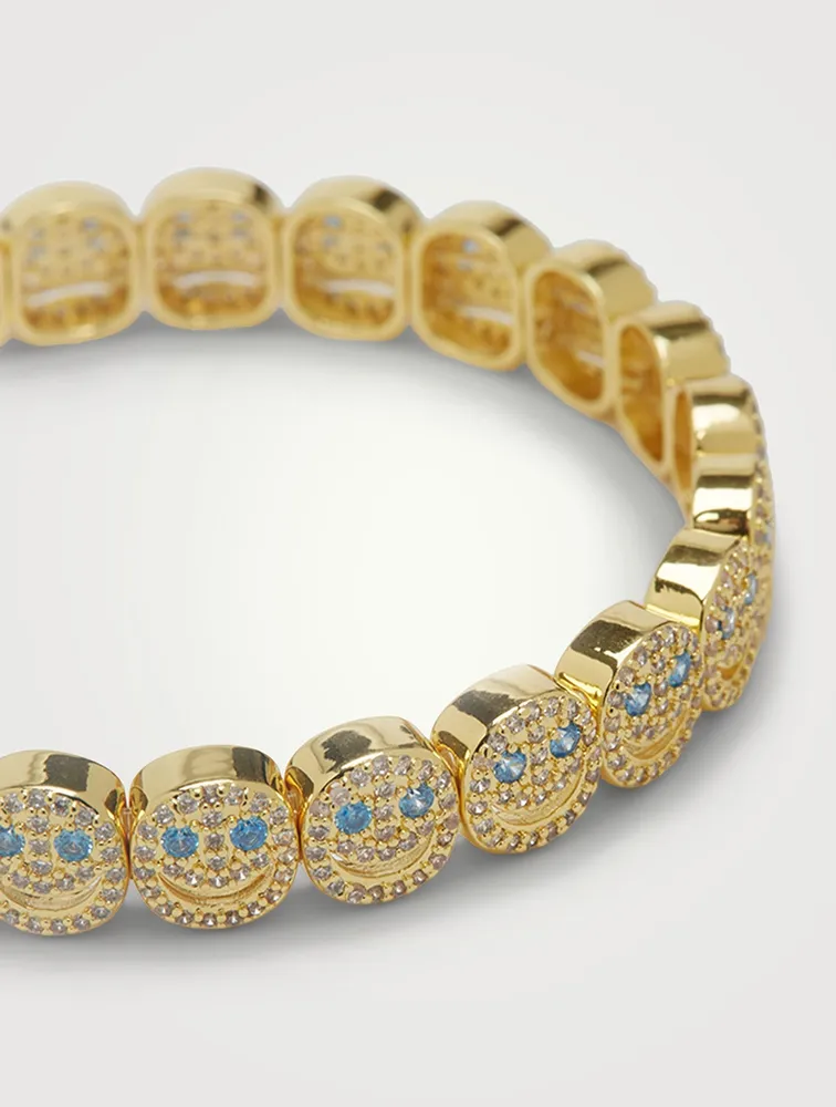 The Pavé Happy Face Bracelet