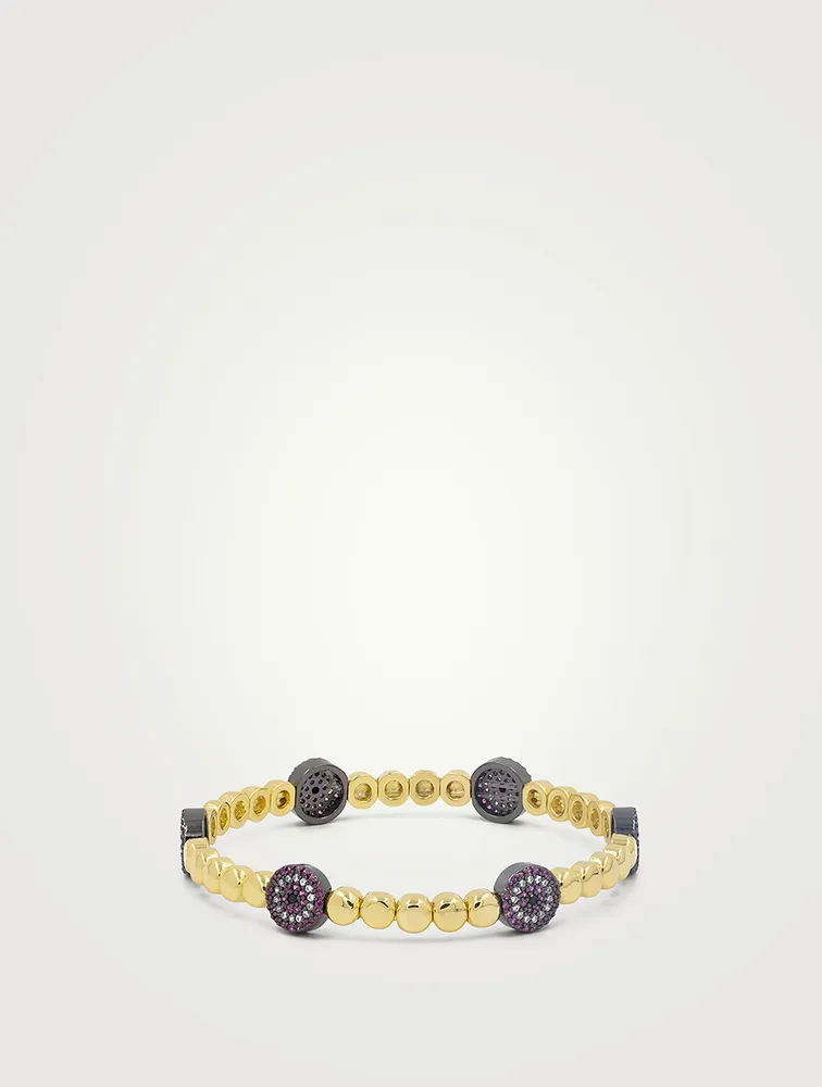 The Pavé Evil Eye Mixer Bracelet