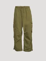 Twill Relaxed Cargo Pants