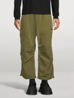 Twill Relaxed Cargo Pants