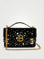 B-Buzz 24 Embellished Velvet Crossbody Bag