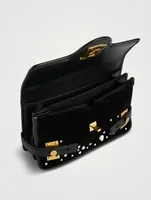 B-Buzz 24 Embellished Velvet Crossbody Bag