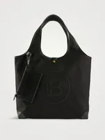 B-Army Canvas And Leather Grocery Bag