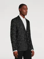 Single-Breasted Jacket Camo Print