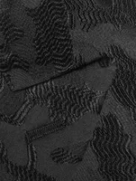 Single-Breasted Jacket Camo Print