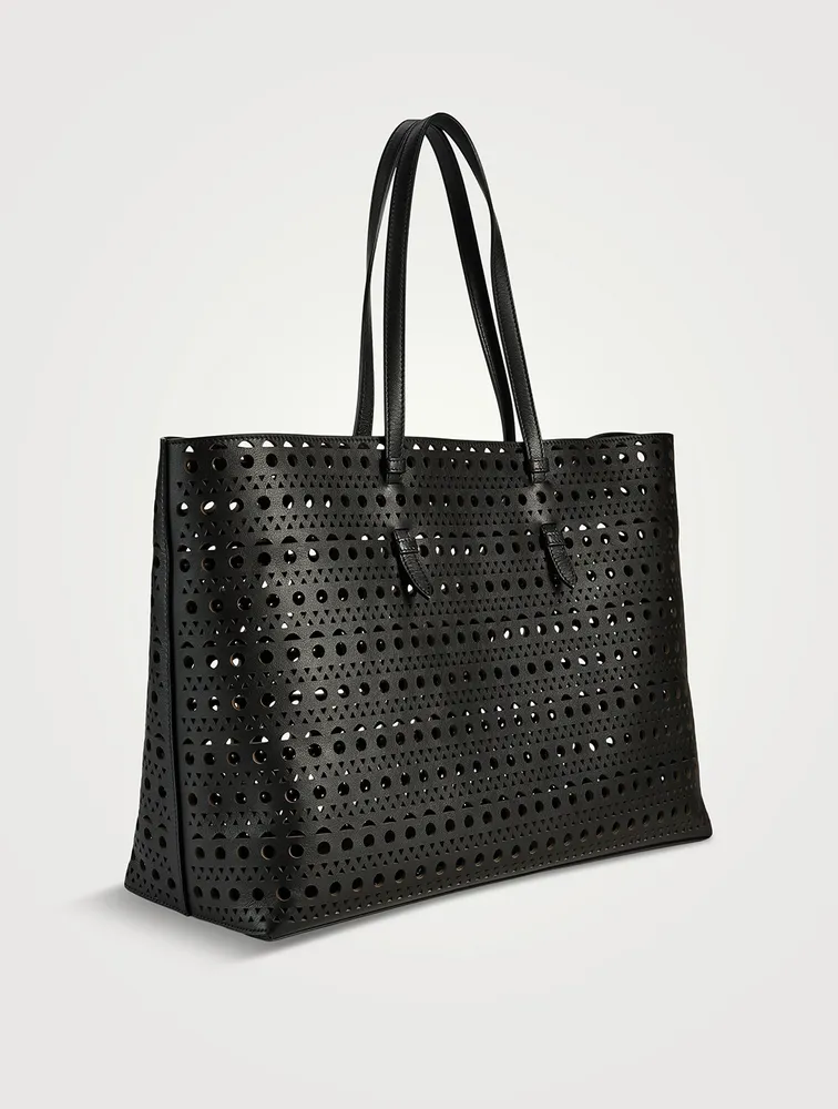 Mina 44 Leather Tote Bag