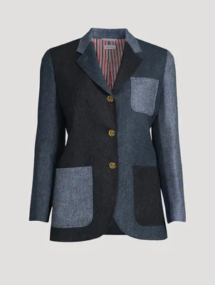 Funmix Tweed Wool Blazer