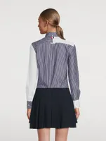 Cotton Shirt Mix Stripe Print