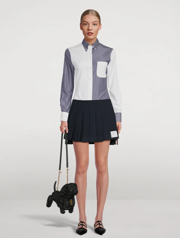 Cotton Shirt Mix Stripe Print