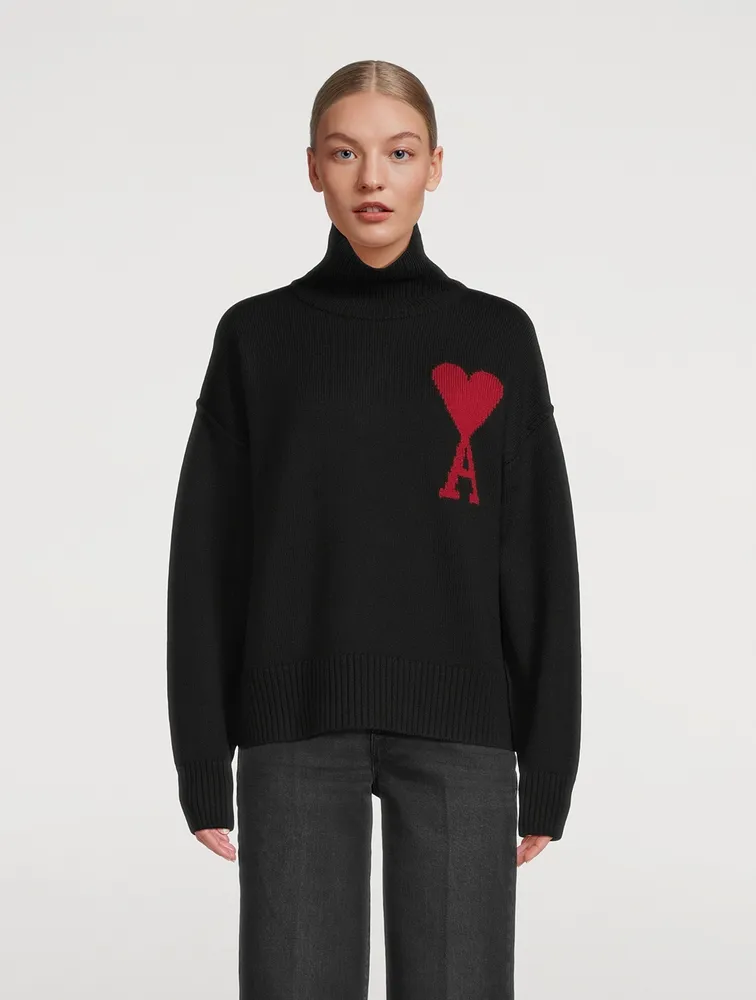 Ami De Cœur Wool Turtleneck Sweater