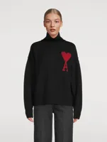 Ami De Cœur Wool Turtleneck Sweater