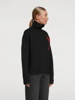 Ami De Cœur Wool Turtleneck Sweater