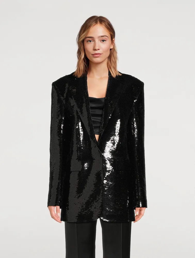 Jade Sequin Blazer