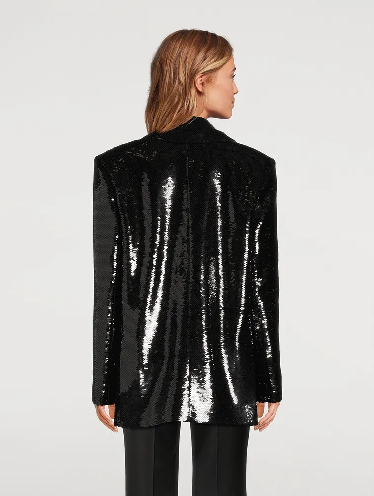 Jade Sequin Blazer