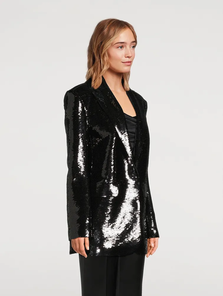 Jade Sequin Blazer