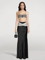 Eternity Crystal Satin Skirt