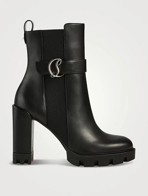 CL Chelsea Lug-Sole Leather Ankle Boots
