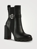 CL Chelsea Lug-Sole Leather Ankle Boots