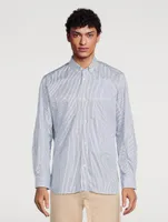 Cotton Shirt Striped Print