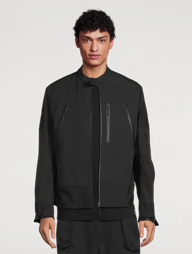 Nylon Moto Jacket