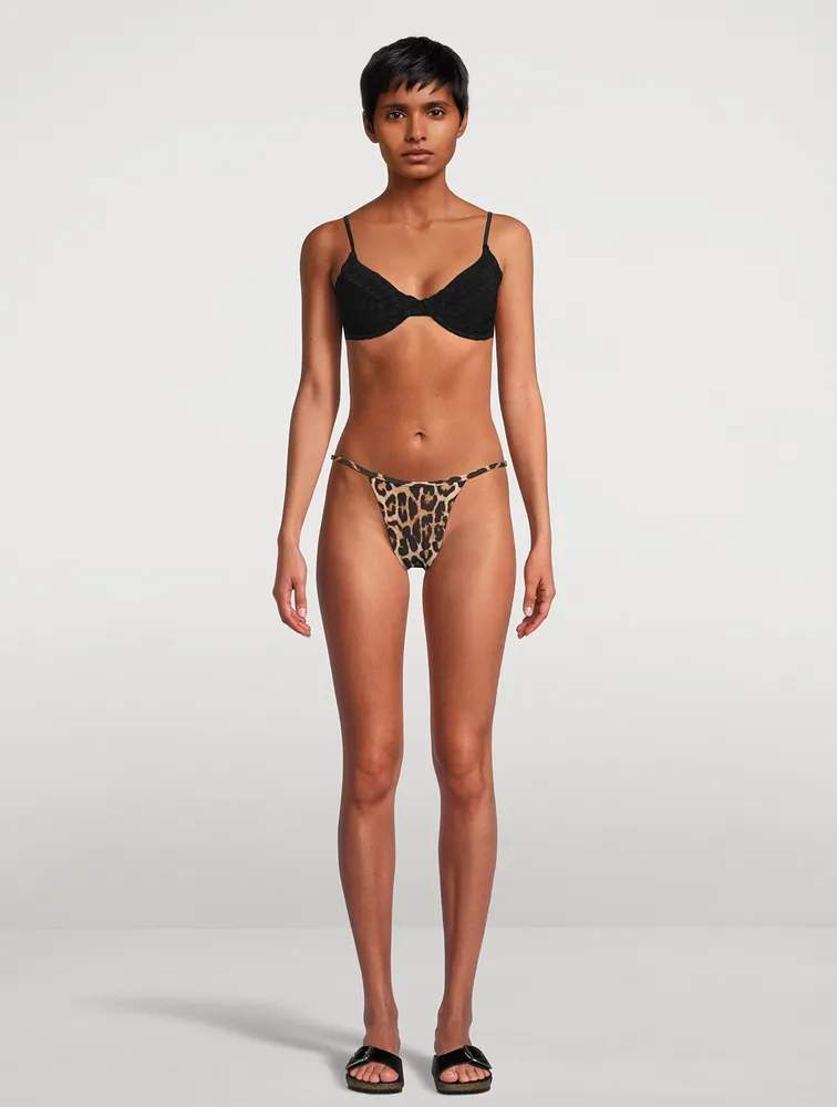 Perfect Fit Bikini Bottom Leopard Print