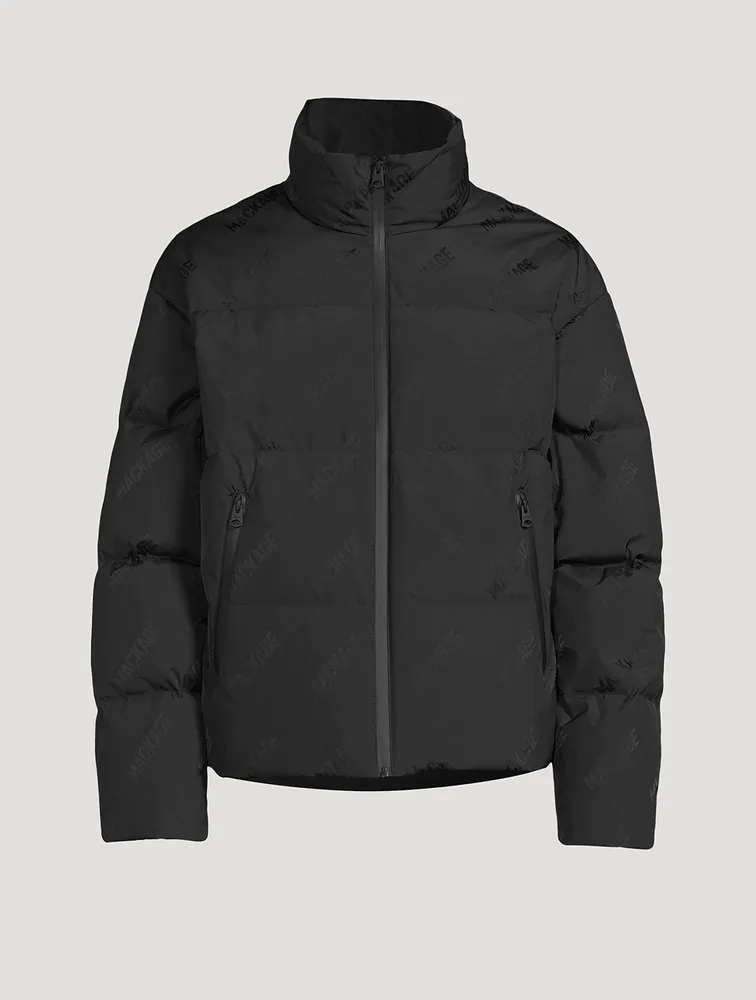 Joe-City MG Down Puffer Jacket Logo Print