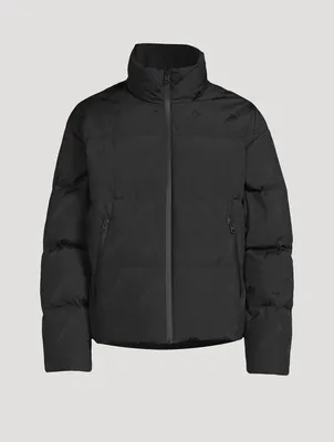 Joe-City MG Down Puffer Jacket In Logo Print