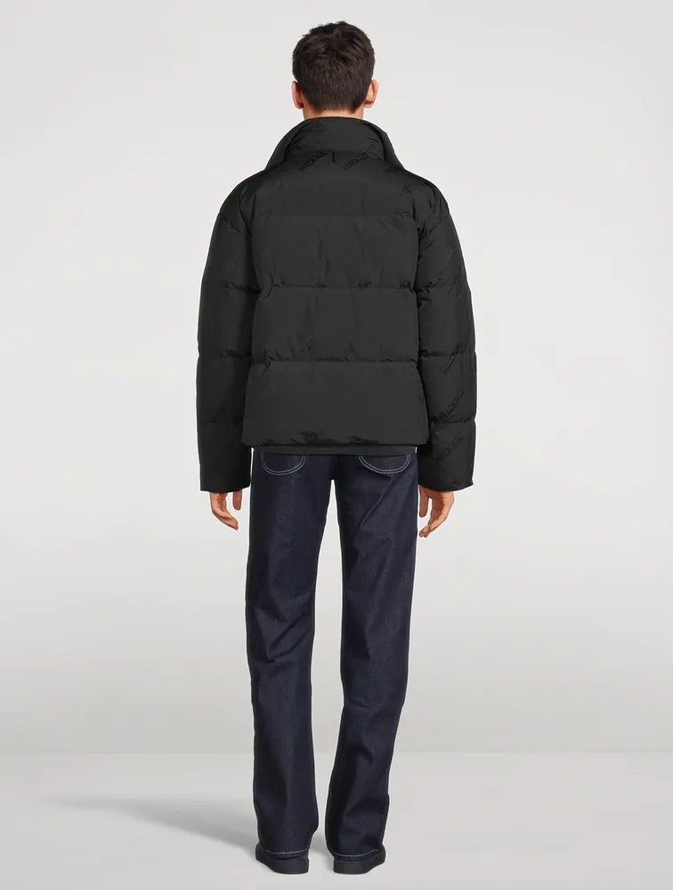 Joe-City MG Down Puffer Jacket Logo Print
