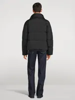 Joe-City MG Down Puffer Jacket Logo Print
