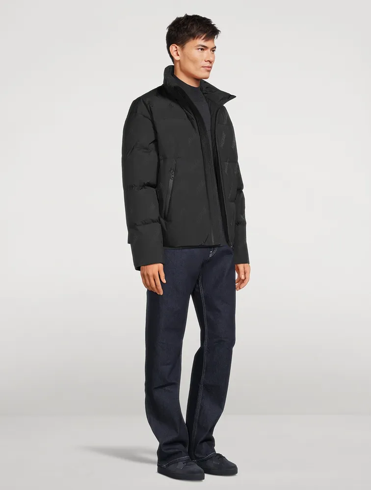 Joe-City MG Down Puffer Jacket Logo Print