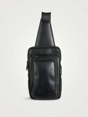 Watson Recycled Leather Crossbody Bag