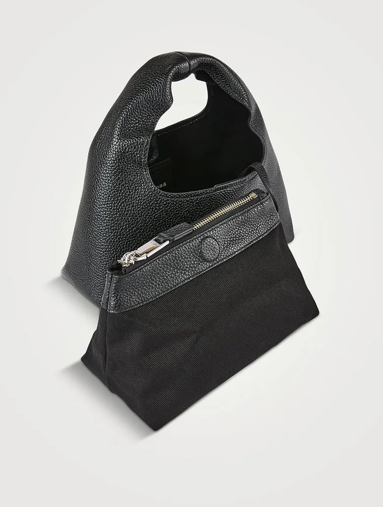 The Mini Sack Leather Shoulder Bag