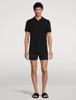 Pique Cotton Polo Short