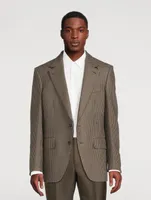 Atticus Wool And Mohair Jacket In Houndstooth Print