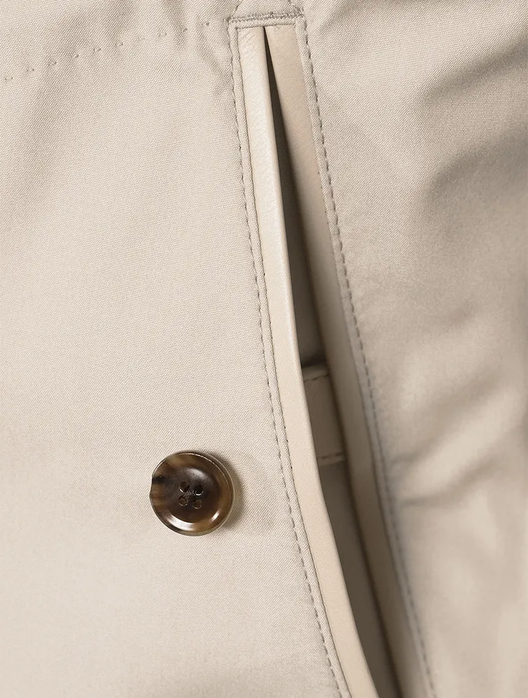 Harrington Cotton Silk Poplin Jacket
