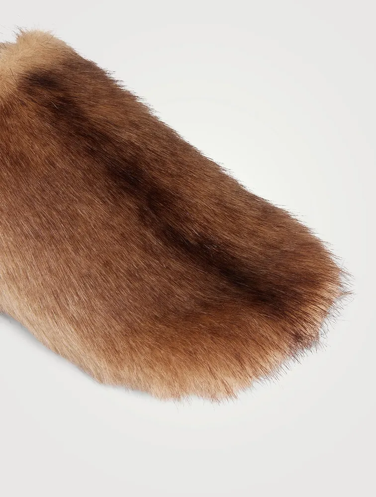 Faux Fur Slippers