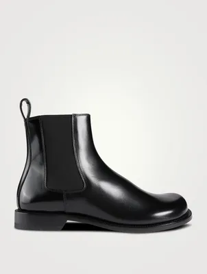 Brushed Leather Campo Chelsea Boots