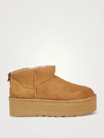 Classic Ultra Mini Sheepskin Platform Boots