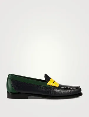 Larson Tri-Colour Weejun Leather Loafers