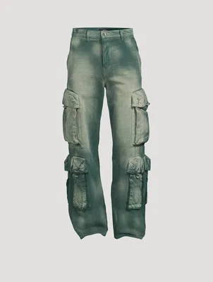 Cotton Oversized Baggy Utility Pants