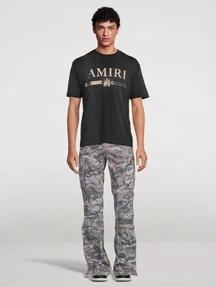 M65 Camo Cargo Kick Flare Jeans