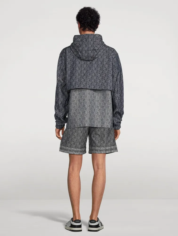 Jacquard Anorak Jacket