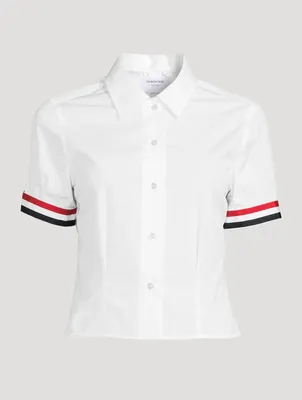 Short-Sleeve Poplin Shirt