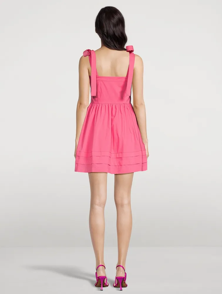 Kammy Tie-Strap Mini Dress