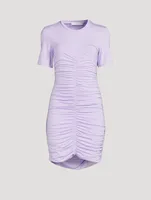 Jaslene Jersey Twist T-Shirt Dress