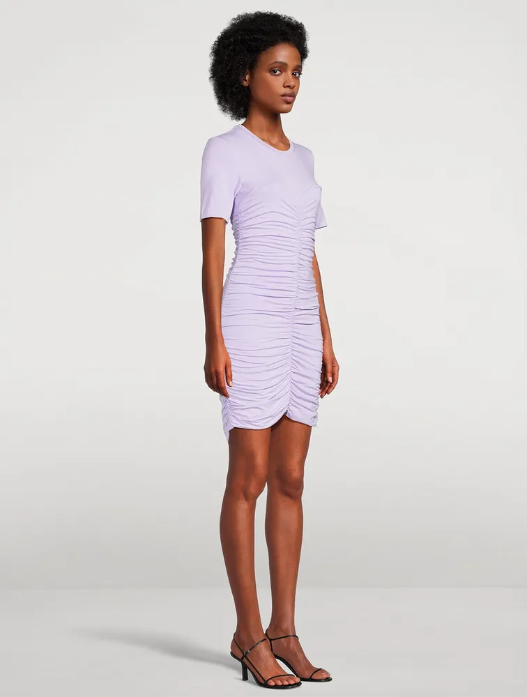 Jaslene Jersey Twist T-Shirt Dress