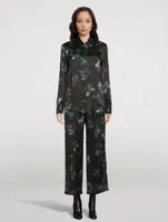 Chowy Silk Shirt Floral Print